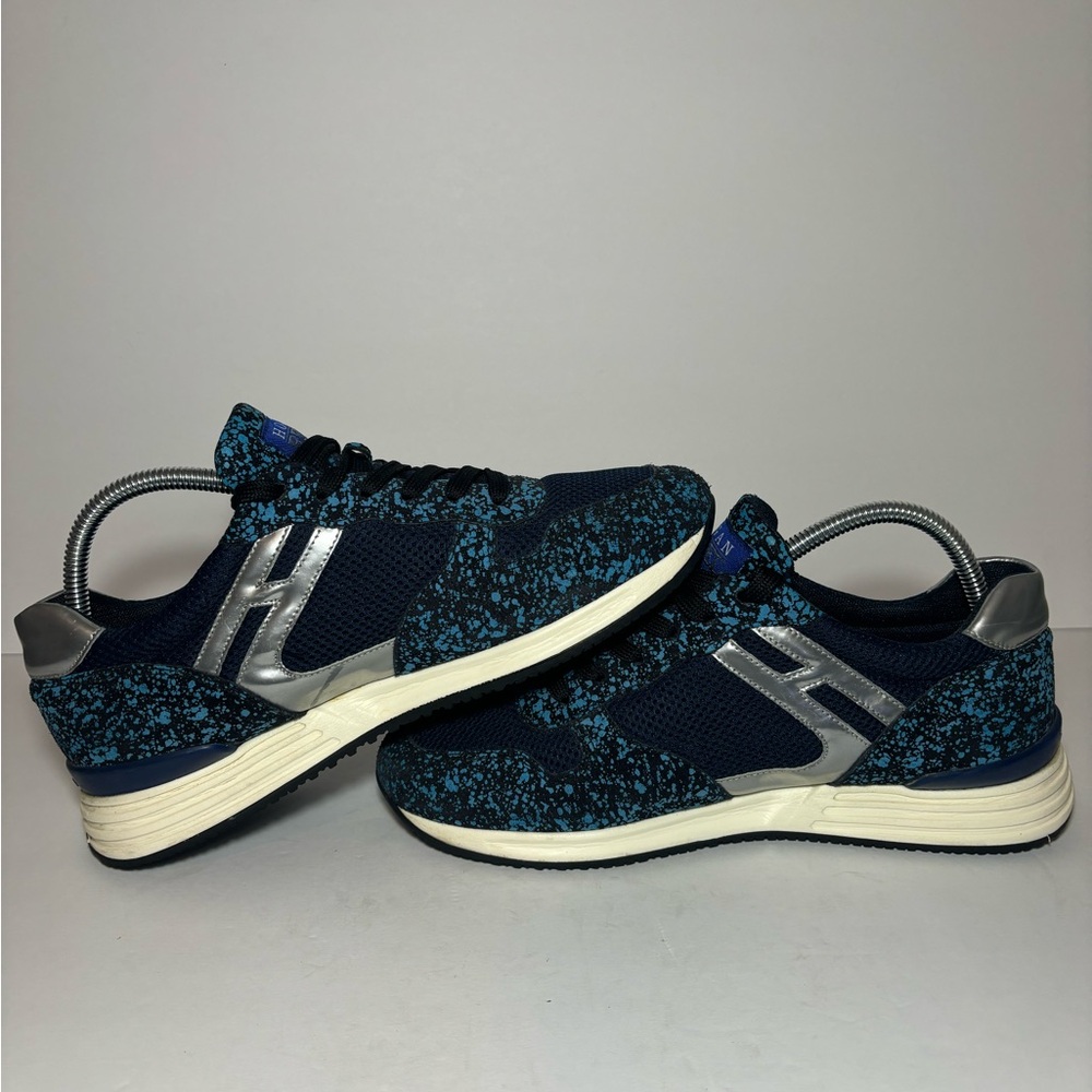 Hogan Rebel blue/white/silver sneakers size 6 Men 8 Women - Picture 5 of 5